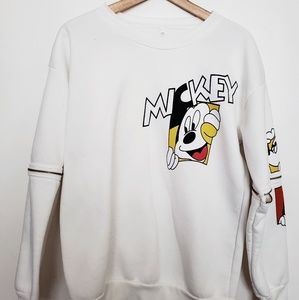 Vintage Oversized Mickey Mouse Sweater